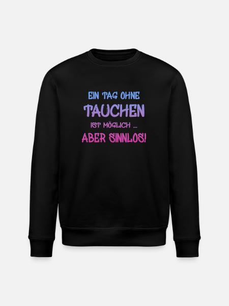 Tauchen - Stanley/Stella Unisex Bio-Sweatshirt ROLLER - Schwarz