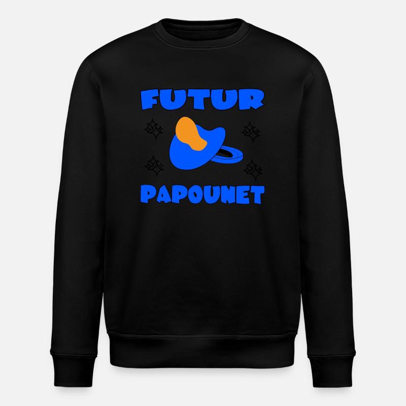 FUTUR PAPOUNET - Sweat bio ROLLER Stanley/Stella Unisexe - noir