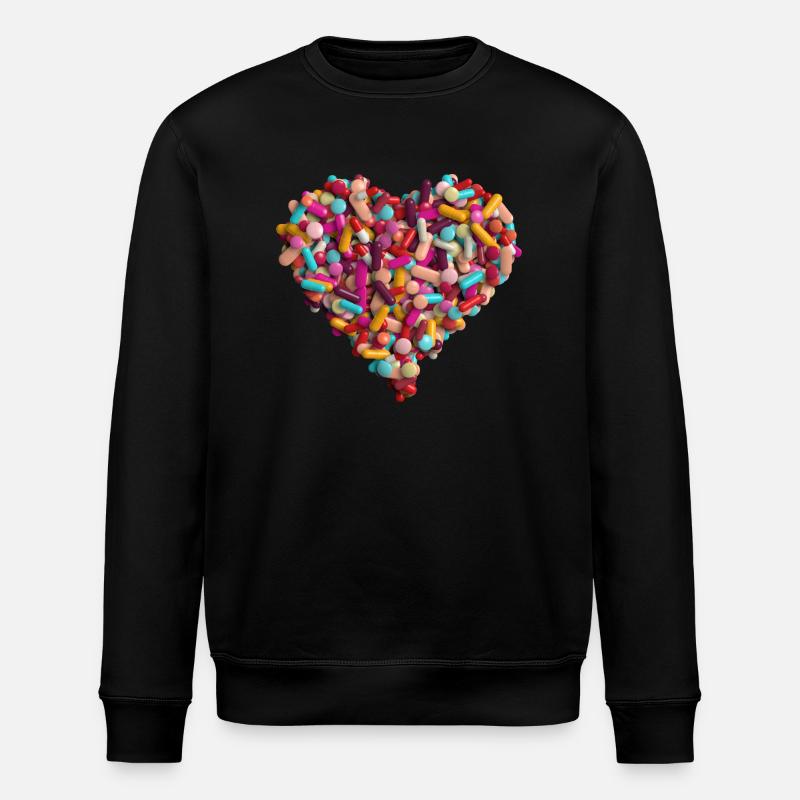 Pills - Sweat bio ROLLER Stanley/Stella Unisexe - noir