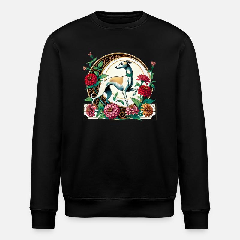 Whippet - Stanley/Stella Unisex Bio-Sweatshirt ROLLER - Schwarz