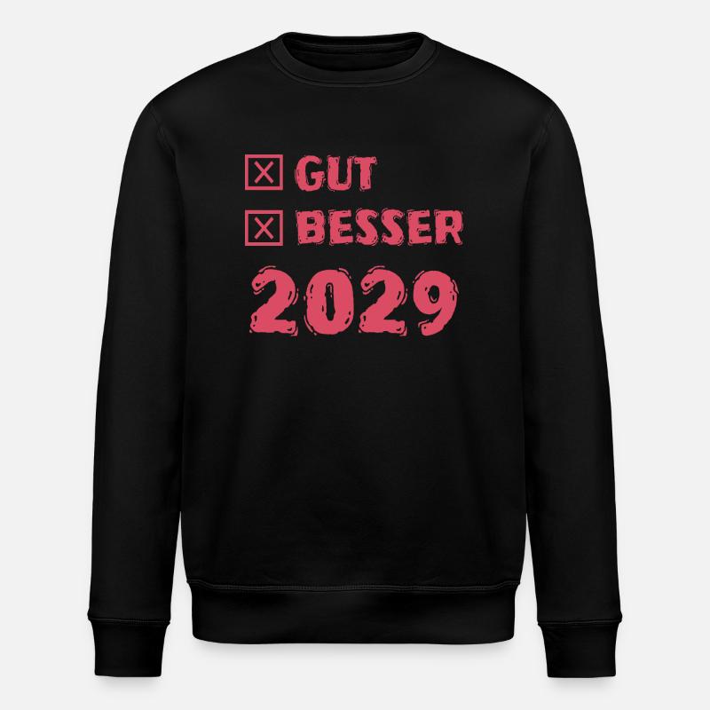 Jahr 2029 - Stanley/Stella Unisex Bio-Sweatshirt ROLLER - Schwarz