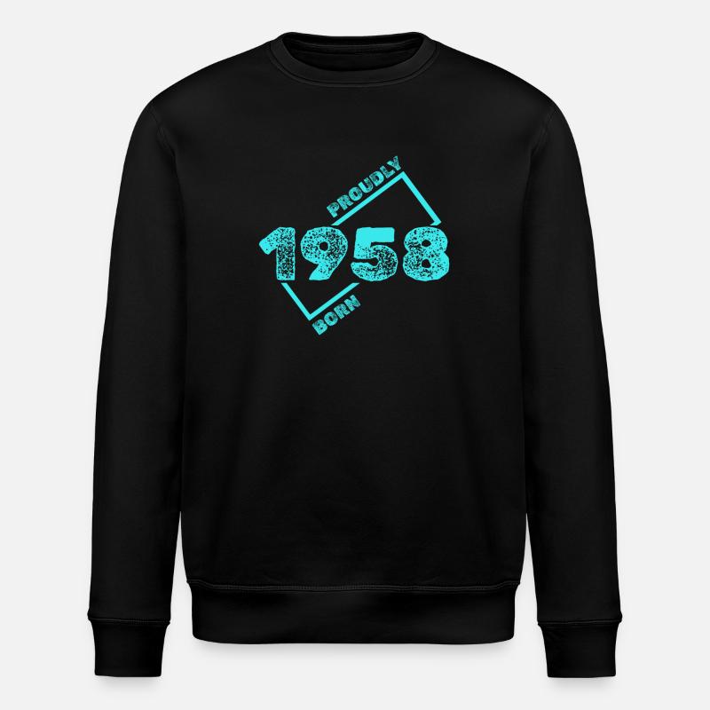 1958 - Stanley/Stella ROLLER Unisex Organic Sweatshirt - black