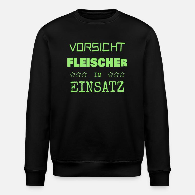 Berufung Fleischer - Stanley/Stella Unisex Bio-Sweatshirt ROLLER - Schwarz