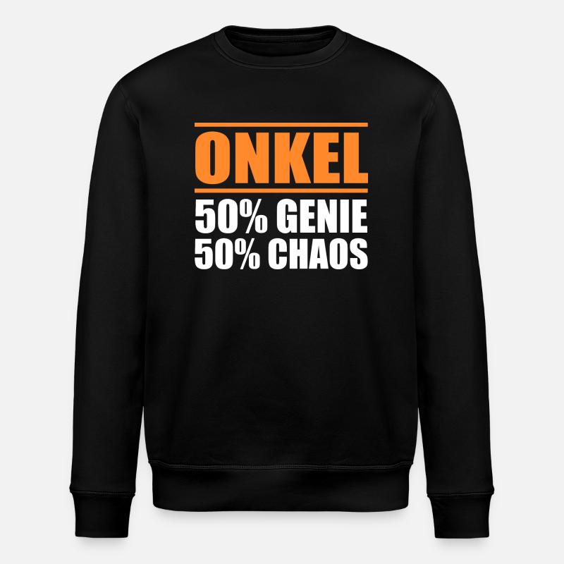 Onkel - Stanley/Stella Unisex Bio-Sweatshirt ROLLER - Schwarz