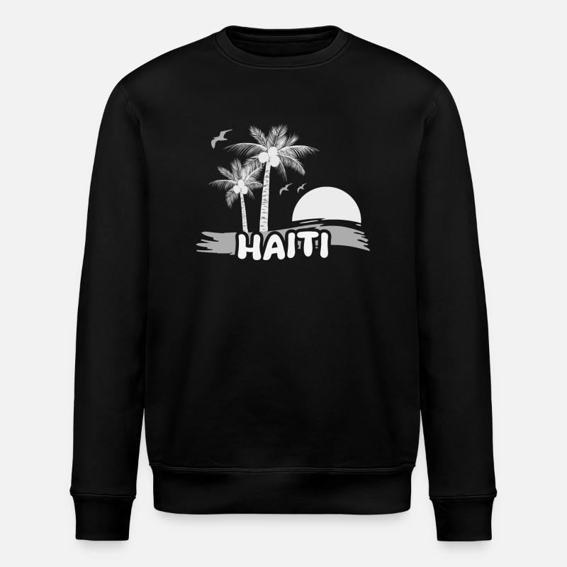 Haïti - Sweat bio ROLLER Stanley/Stella Unisexe - noir