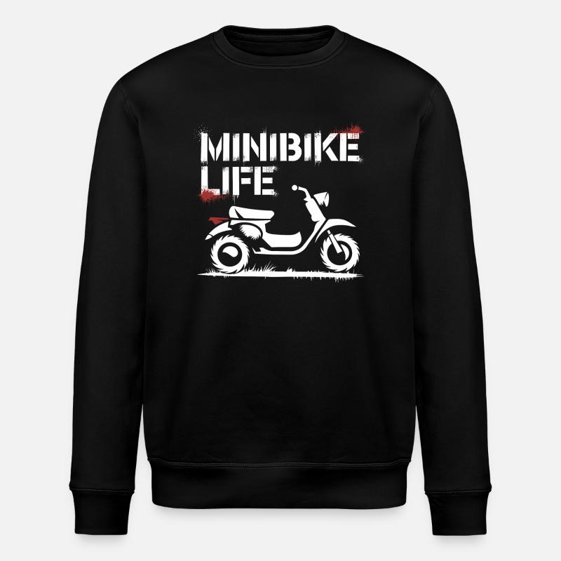 Fahrspaß mit Minibikes - Stanley/Stella Unisex Bio-Sweatshirt ROLLER - Schwarz