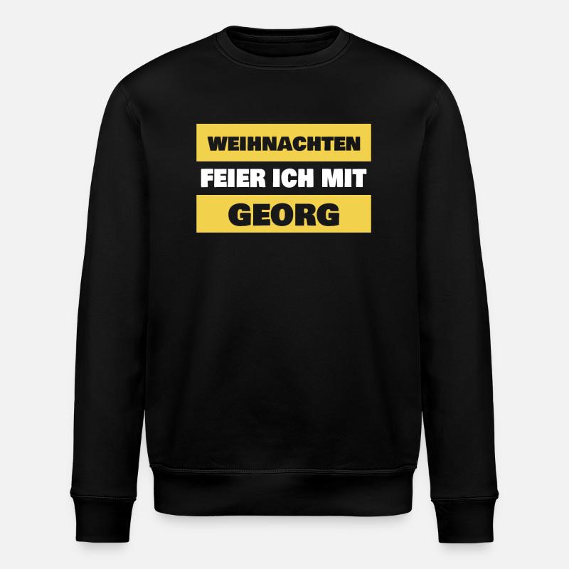 Cadeau pour Georg - Sweat bio ROLLER Stanley/Stella Unisexe - noir