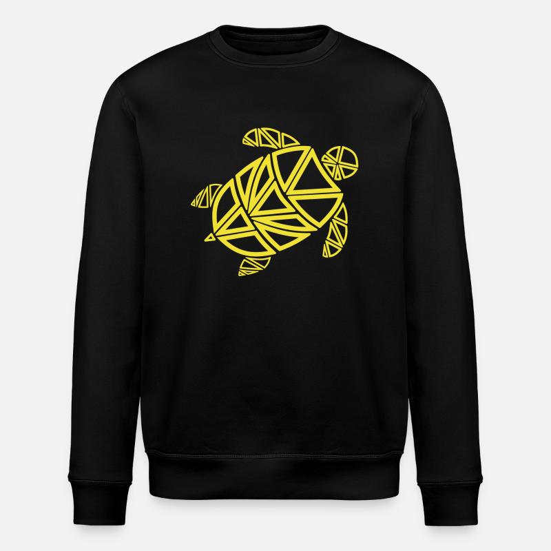 Schildkröte - Stanley/Stella Unisex Bio-Sweatshirt ROLLER - Schwarz