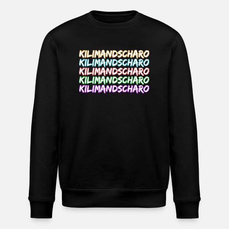 Cadeau pour le Kilimandjaro - Sweat bio ROLLER Stanley/Stella Unisexe - noir