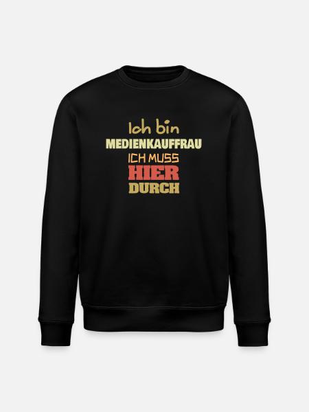 Media clerk - Stanley/Stella ROLLER Unisex Organic Sweatshirt - black