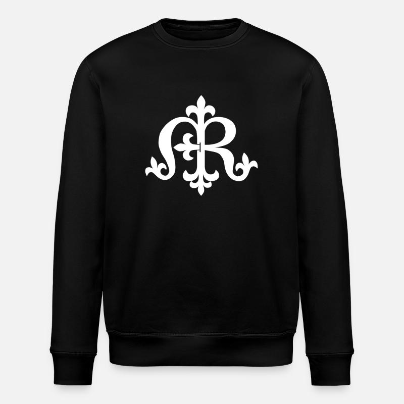 Marian Monogram - Stanley/Stella ROLLER Unisex Organic Sweatshirt - black