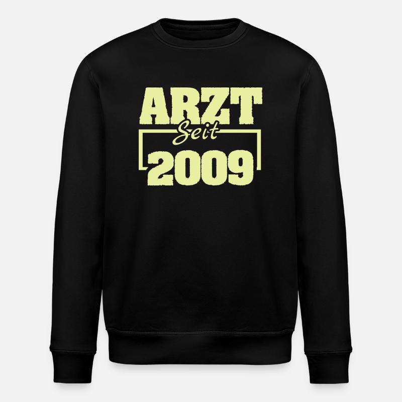 Arzt 2009 - Stanley/Stella Unisex Bio-Sweatshirt ROLLER - Schwarz
