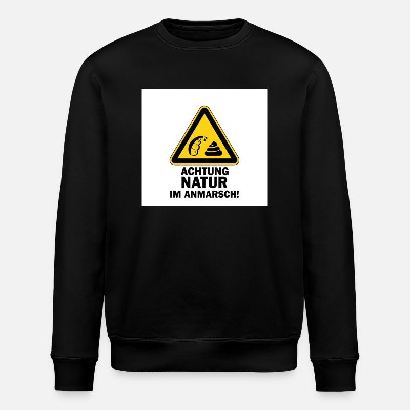 Natur Anmarsch - Stanley/Stella Unisex Bio-Sweatshirt ROLLER - Schwarz