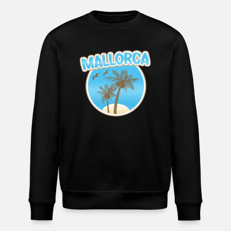 Mallorca - Stanley/Stella Unisex Bio-Sweatshirt ROLLER - Schwarz