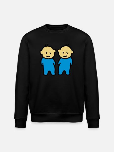 Twins - Twins - Stanley/Stella ROLLER Unisex Organic Sweatshirt - black
