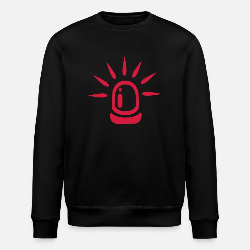 Alarme - pompiers - Sweat bio ROLLER Stanley/Stella Unisexe - noir