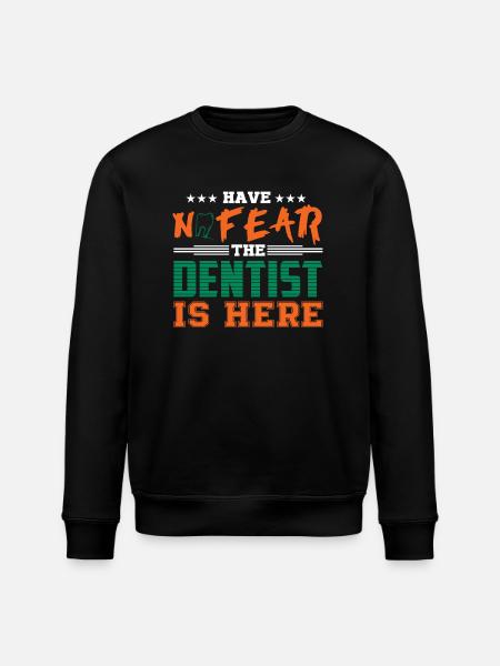 Dentist Dentist Profession Gift - Stanley/Stella ROLLER Unisex Organic Sweatshirt - black