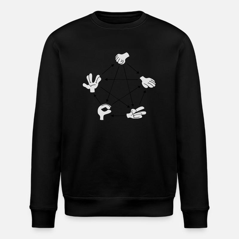 Lizard Spock - Stanley/Stella Unisex Bio-Sweatshirt ROLLER - Schwarz