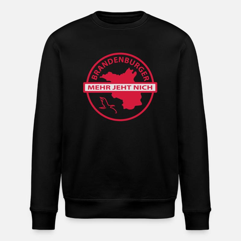 brandenburg - Stanley/Stella Unisex Bio-Sweatshirt ROLLER - Schwarz