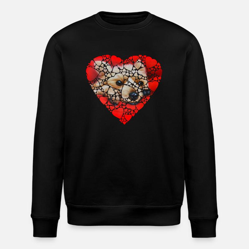 Yorkie - Stanley/Stella Unisex Bio-Sweatshirt ROLLER - Schwarz