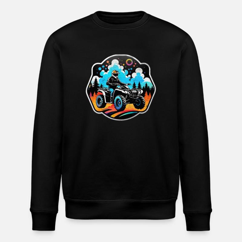 Quad & Offroad - Stanley/Stella Unisex Bio-Sweatshirt ROLLER - Schwarz