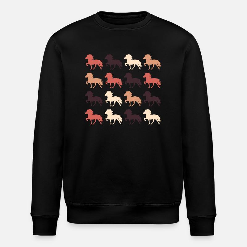 Isandpferd - Stanley/Stella Unisex Bio-Sweatshirt ROLLER - Schwarz