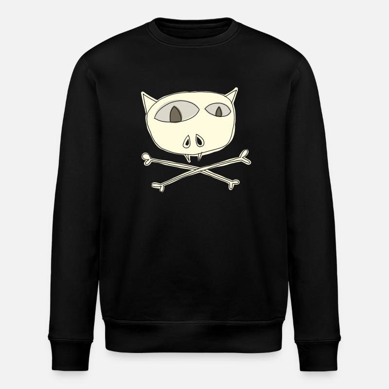 chat mort - Sweat bio ROLLER Stanley/Stella Unisexe - noir