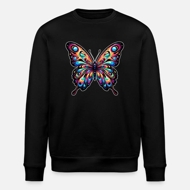 Papillon - Sweat bio ROLLER Stanley/Stella Unisexe - noir