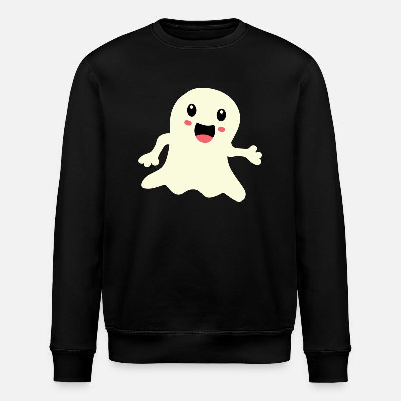 Ghost 1 - Stanley/Stella ROLLER Unisex Organic Sweatshirt - black