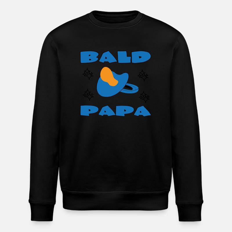 BALD PAPA - Sweat bio ROLLER Stanley/Stella Unisexe - noir