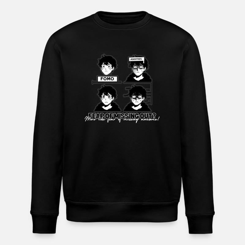 FOMO - Sweat bio ROLLER Stanley/Stella Unisexe - noir