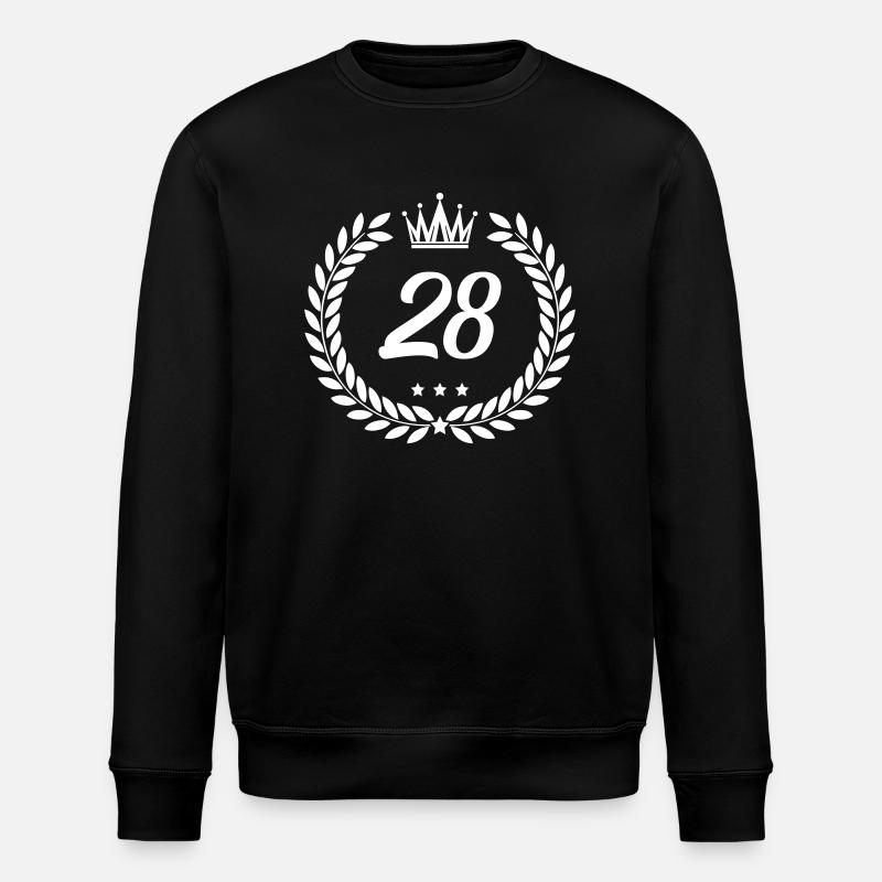 wappen 28 - Stanley/Stella Unisex Bio-Sweatshirt ROLLER - Schwarz
