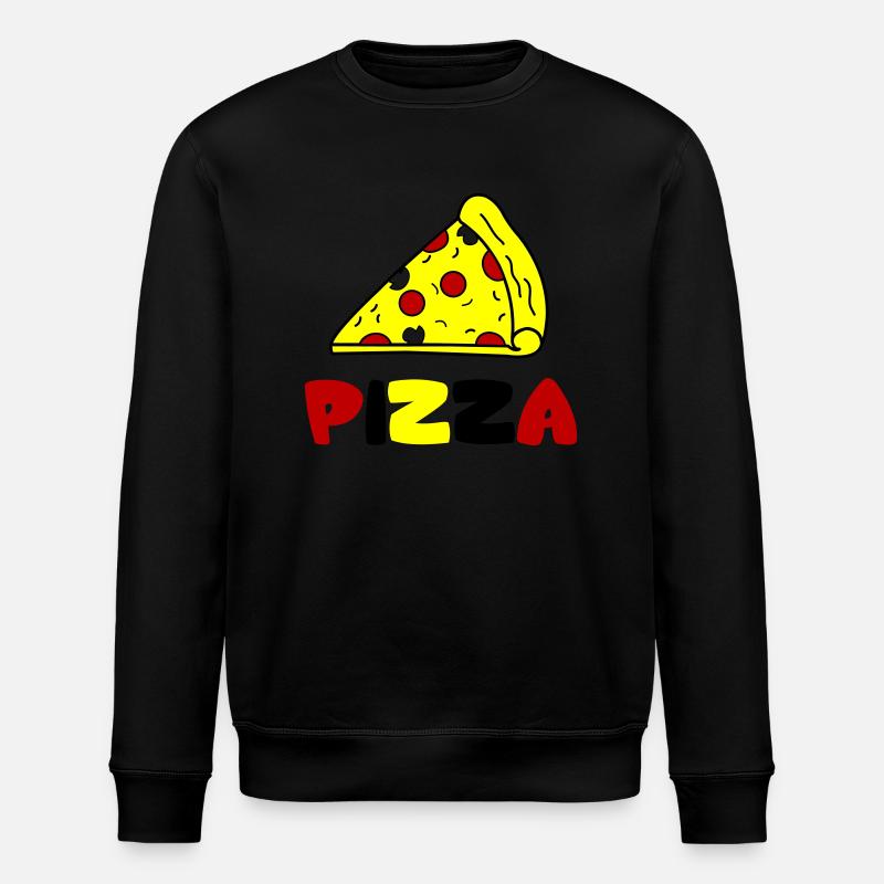 pizza - Sweat bio ROLLER Stanley/Stella Unisexe - noir