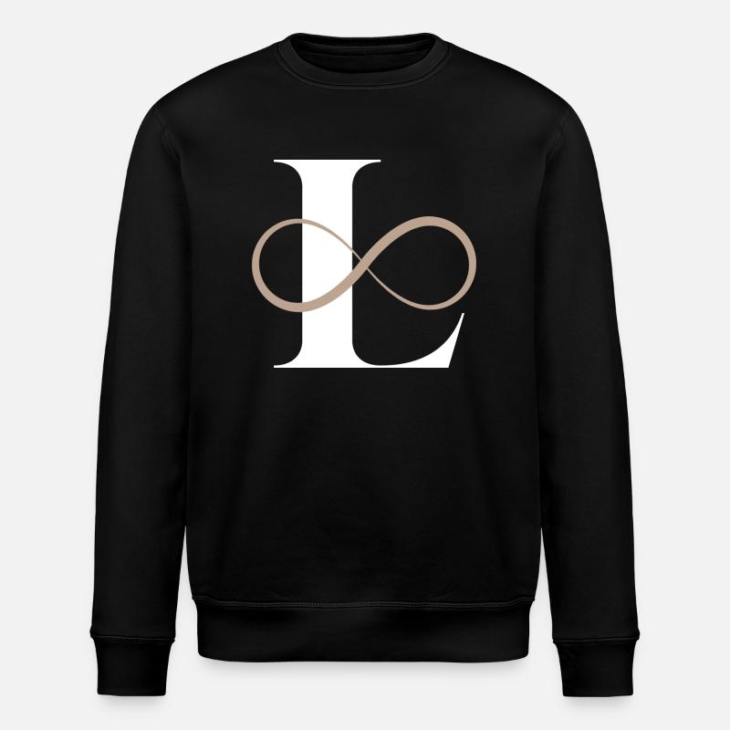 Unendlicher Buchstabe - Stanley/Stella Unisex Bio-Sweatshirt ROLLER - Schwarz