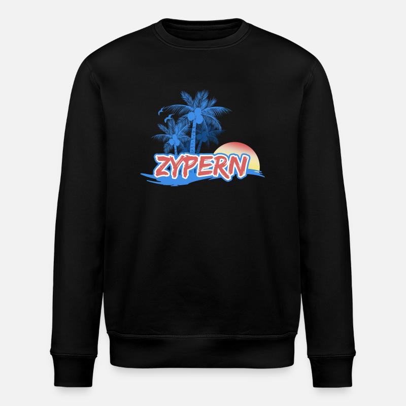 Strand Zypern - Stanley/Stella Unisex Bio-Sweatshirt ROLLER - Schwarz