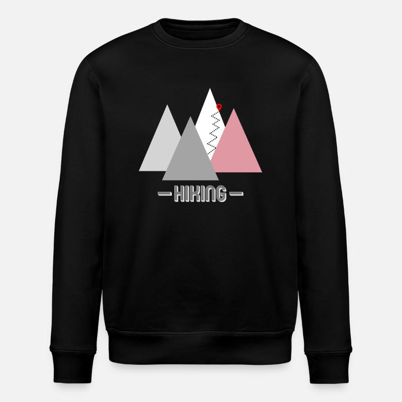 HIKING Logo Design - Stanley/Stella Unisex Bio-Sweatshirt ROLLER - Schwarz