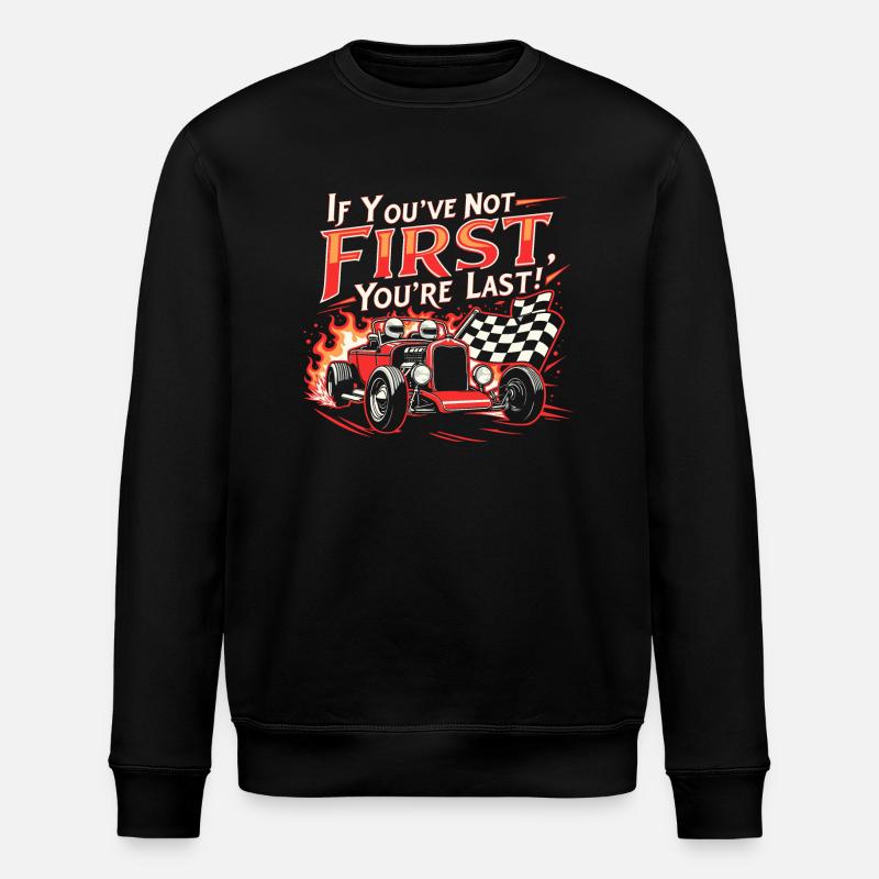 TREND QUOTE SCHNELL - Stanley/Stella Unisex Bio-Sweatshirt ROLLER - Schwarz