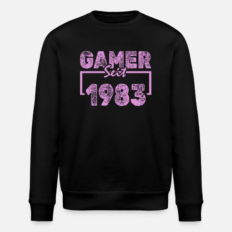 Playing 1983 - Stanley/Stella ROLLER Unisex Organic Sweatshirt - black