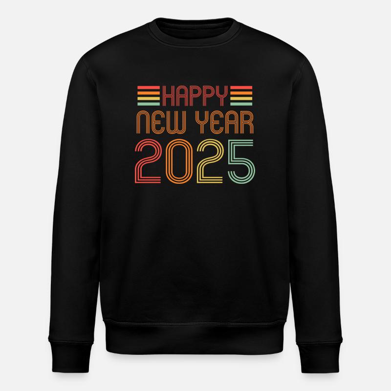 Bonne Année 2025 - Sweat bio ROLLER Stanley/Stella Unisexe - noir