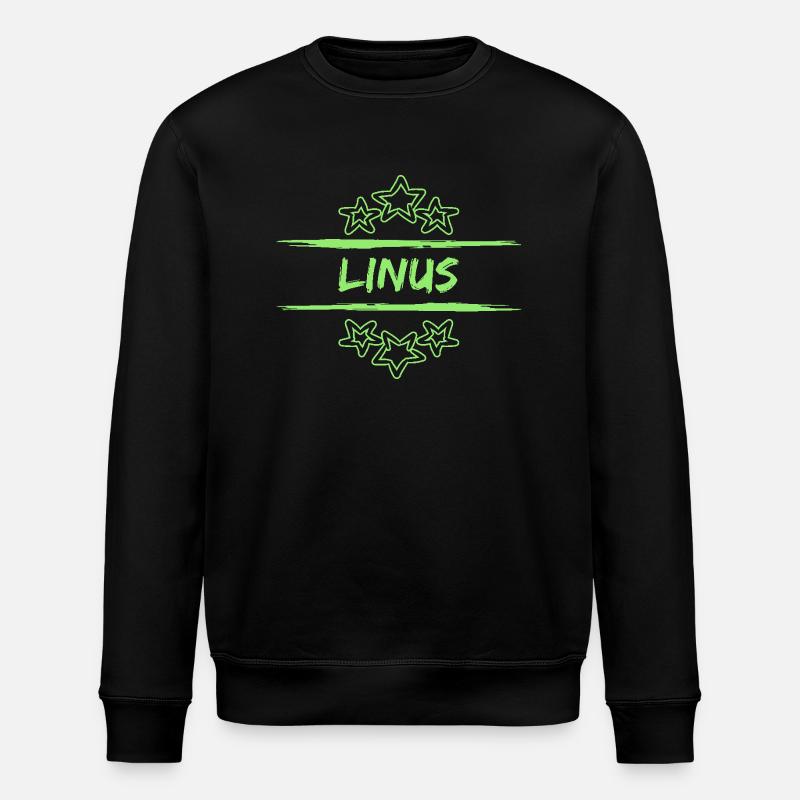 Linus Linus - Stanley/Stella Unisex Bio-Sweatshirt ROLLER - Schwarz