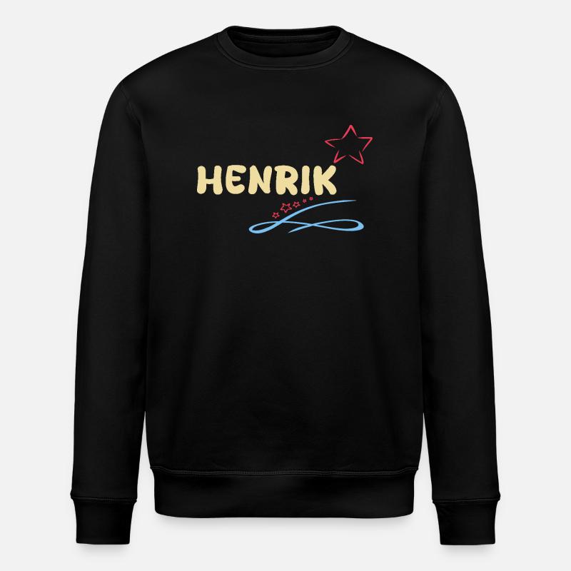 Henrik en cadeau - Sweat bio ROLLER Stanley/Stella Unisexe - noir