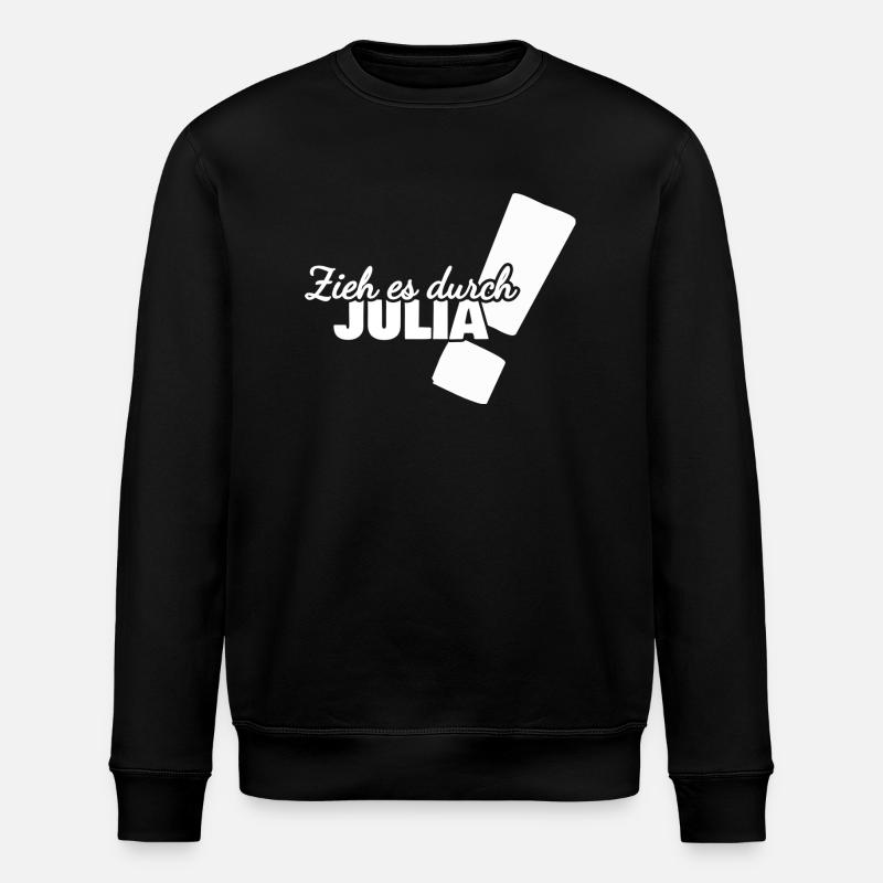 Geschenk für Julia - Stanley/Stella Unisex Bio-Sweatshirt ROLLER - Schwarz