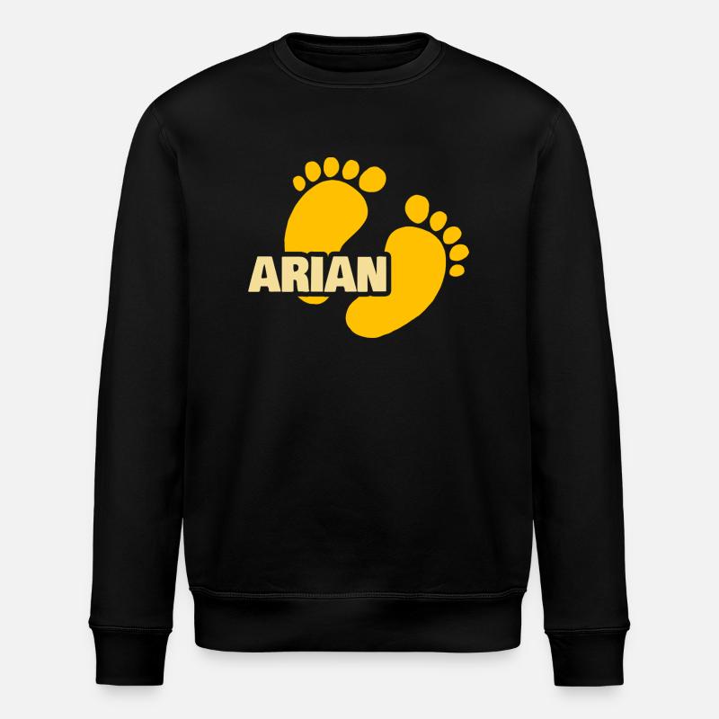 Gift for Arian - Stanley/Stella ROLLER Unisex Organic Sweatshirt - black