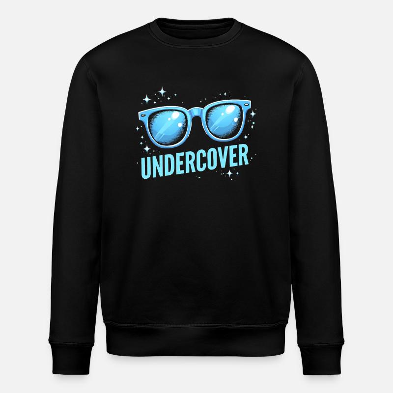 Déguisement Undercover - Sunglasses Fun - Sweat bio ROLLER Stanley/Stella Unisexe - noir