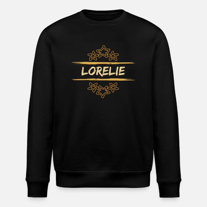 Gift for Lorelie - Stanley/Stella ROLLER Unisex Organic Sweatshirt - black