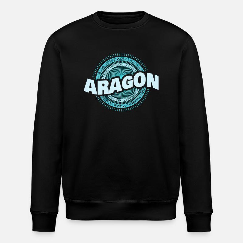 Aragon als Geschenkidee - Stanley/Stella Unisex Bio-Sweatshirt ROLLER - Schwarz