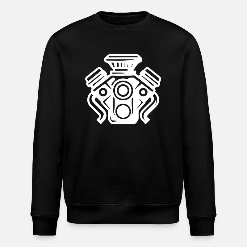 Engine Vehicle Symbol Tuning - Stanley/Stella ROLLER Unisex Organic Sweatshirt - black