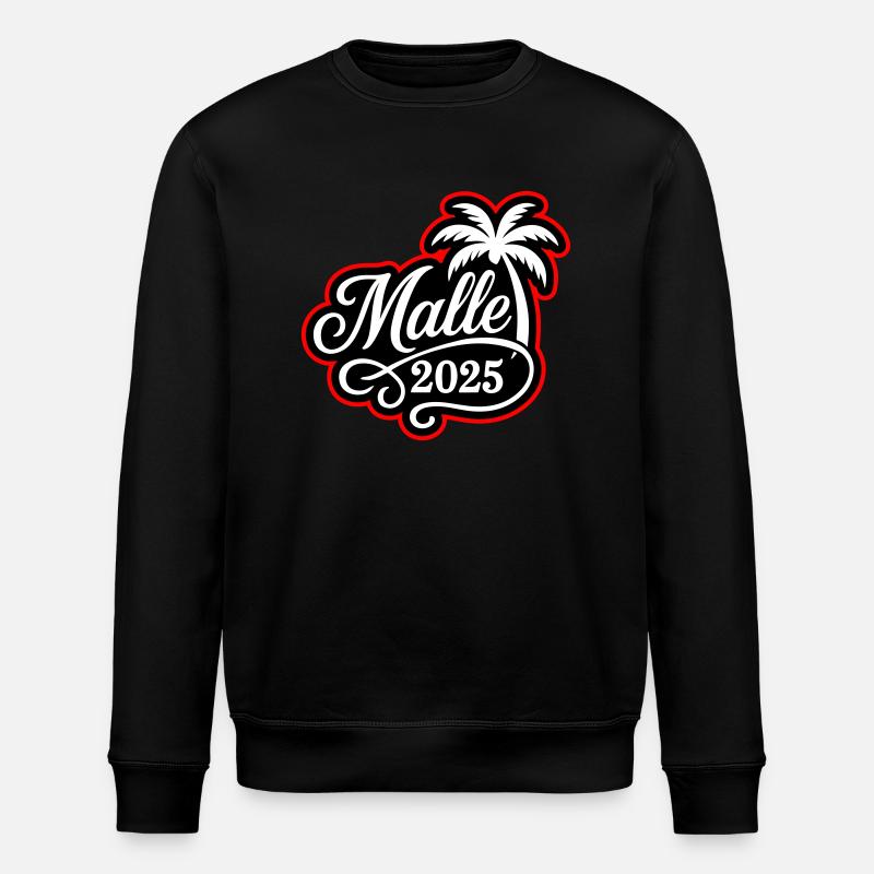 Malle 2025 Palmier - Sweat bio ROLLER Stanley/Stella Unisexe - noir