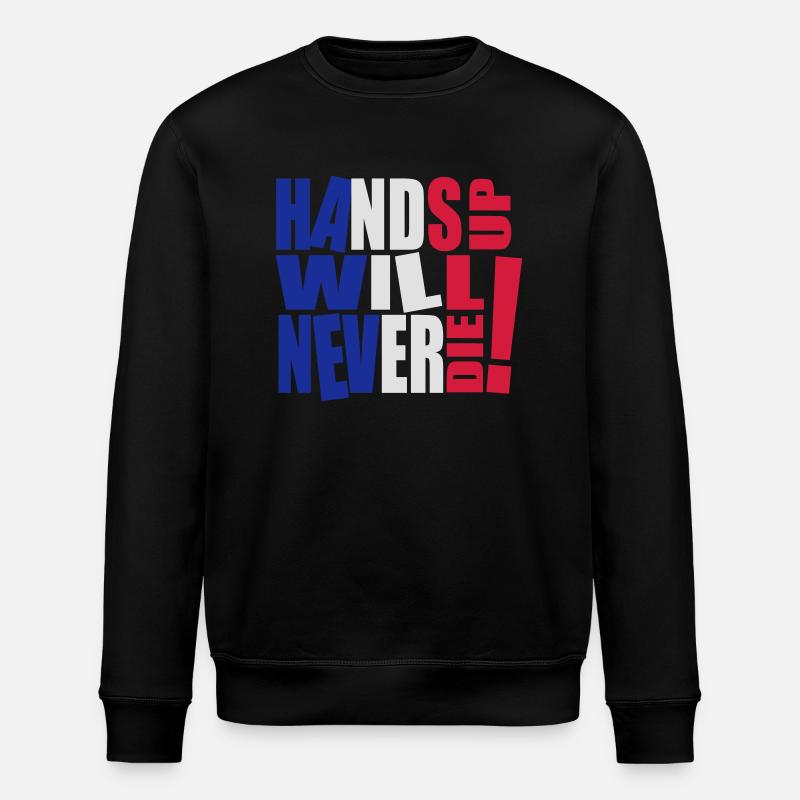 Classic Frankreich - Stanley/Stella Unisex Bio-Sweatshirt ROLLER - Schwarz