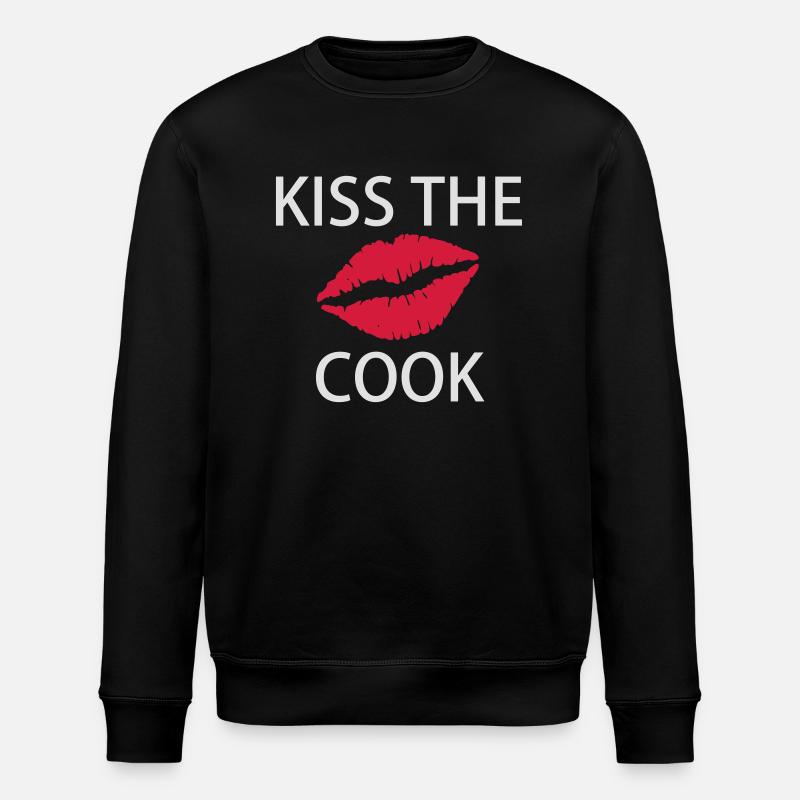 Kiss the cook! - Stanley/Stella Unisex Bio-Sweatshirt ROLLER - Schwarz